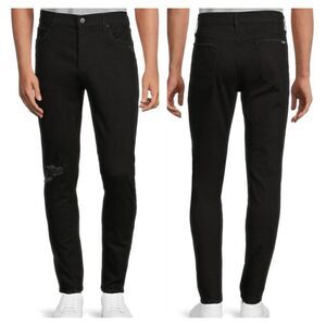 Hudson Jeans Men's High Rise Zev Skinny Larrabee Black Jeans Size 29 NWT